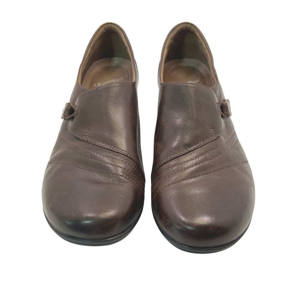 Dansko Franny Mary Jane Mules Women 9.5-10 US 40 EU Brown Leather Buckle Comfort